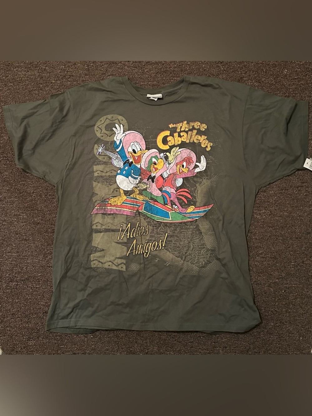 Brand New With Tags The Three Caballeros Disney Parks T Shirt XXL